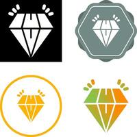 icono de vector de diamante