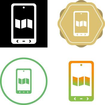 icono de vector de mapa