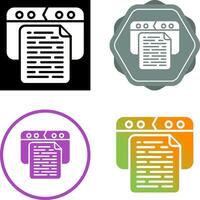 Document Vector Icon