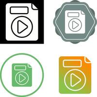 Video File Vector Icon