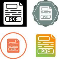 Pdf Vector Icon