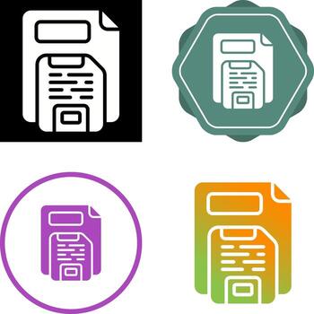 salvar botón vector icono