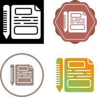 Document Vector Icon