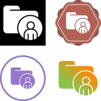 Personal Folder Vector Icon