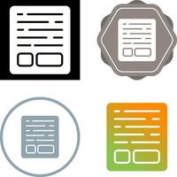 Document Vector Icon