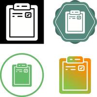 Clipboard Vector Icon