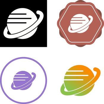 icono de vector de planeta