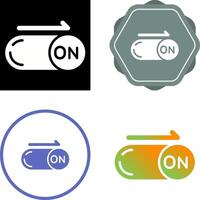 On Button Vector Icon