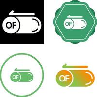 Of Button Vector Icon