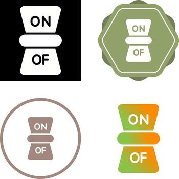 cambiar, vector, icono vector