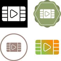 Multimedia Player Vector Icon