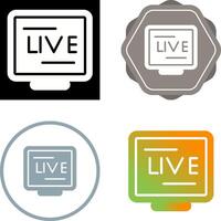 Live Stream Vector Icon