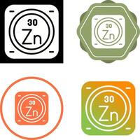 zinc vector icono