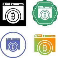 Bitcoin Vector Icon