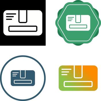 icono de vector de paquete