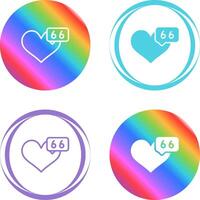 Love quote Vector Icon