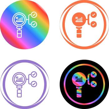 preceptivo analítica vector icono