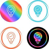 Lightbulb Vector Icon