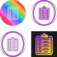 Clipboard Checklist Vector Icon