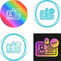 ID Verification Vector Icon