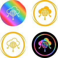 Public Cloud Vector Icon