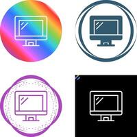 Computer Monitor Vector Icon