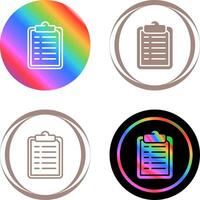 Clipboard with documents Vector Icon