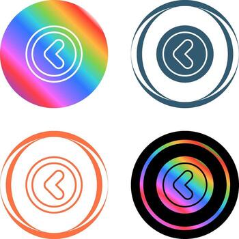 Angle Left Vector Icon