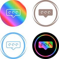 Comment Alt Vector Icon