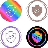 Sheild Check Vector Icon