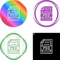 psd archivo vector icono