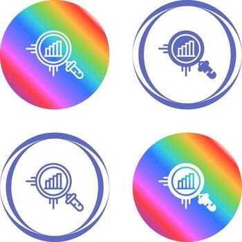 icono de vector de analítica
