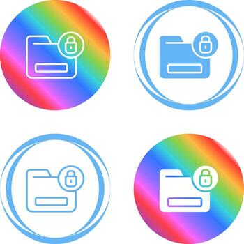 documento cifrado vector icono