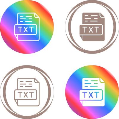 TXT Vector Icon