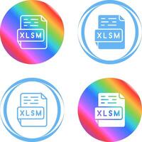 XLSM Vector Icon