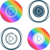 Play Button Vector Icon