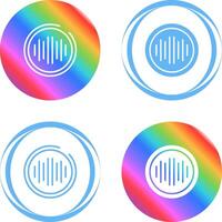 Audio Spectrum Vector Icon