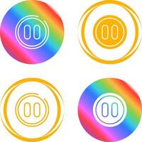 Pause Button Vector Icon