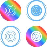 Next Track Circle Vector Icon