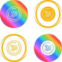 Equalizer Circle Vector Icon