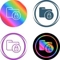 Secure Folder Vector Icon