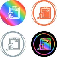 Music File Vector Icon