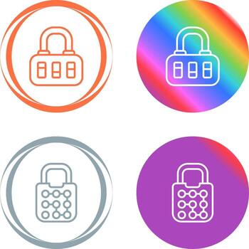 icono de vector de bloqueo de patrón