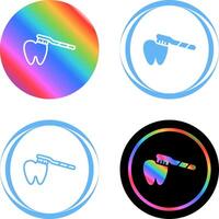 Brushing Teeth Vector Icon