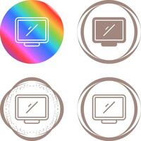 Desktop Computer Vector Icon