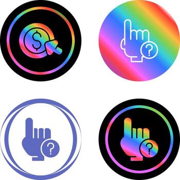 icono de vector de nube