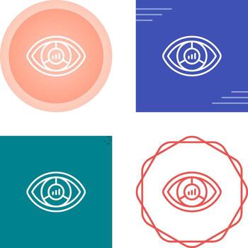 icono de vector de visualización de datos