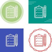 Writing pad Vector Icon