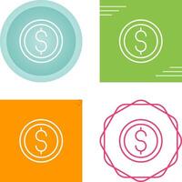 Usd Circle Vector Icon