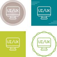 ux ui vector icono